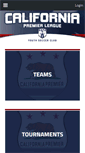 Mobile Screenshot of californiapremierleague.org